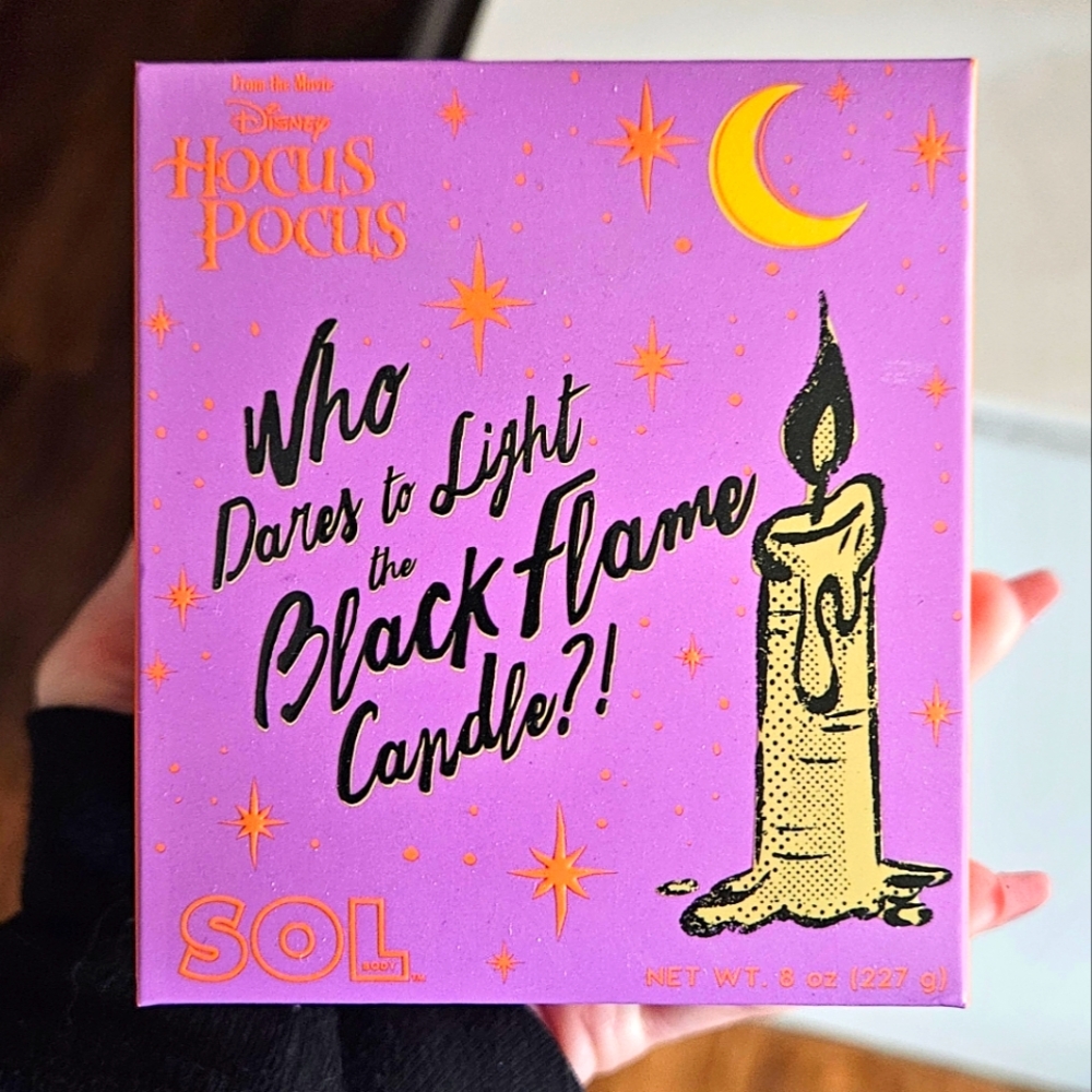 **RARE** Colourpop Hocus Pocus Black Flame Candle BNIB